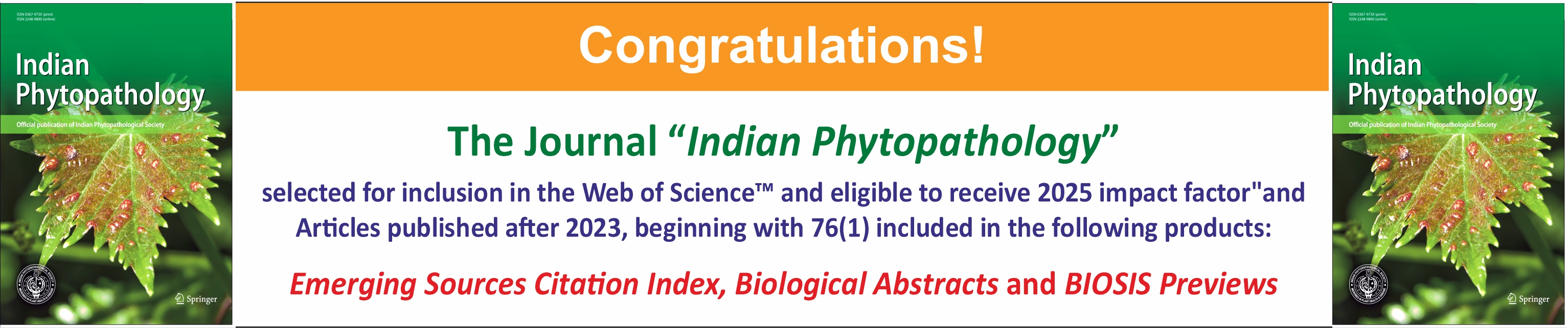 Indian Phytopathology